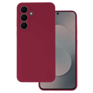 Silicone Lite dėklas skirtas Samsung Galaxy S25 FE burgundy