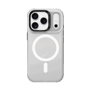 Benks Magnetic Lucid Armor dėklas (0069) skirtas Apple iPhone 17 Pro baltos spalvos (Camera Control Button)