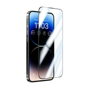 Benks Tempered glass Glass Warrior HD for Iphone 14 Pro Max juodos spalvos