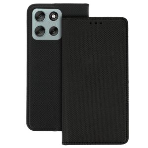 Smart Book MAGNET dėklas skirtas MOTOROLA MOTO G56 5G juodos spalvos