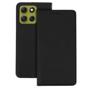 Smart Book MAGNET dėklas skirtas MOTOROLA MOTO G86 5G juodos spalvos