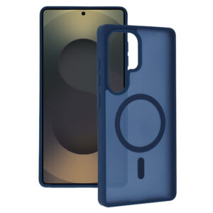 Tel Protect Aura Matte Magsafe dėklas skirtas Samsung Galaxy S25 Ultra mėlynos spalvos