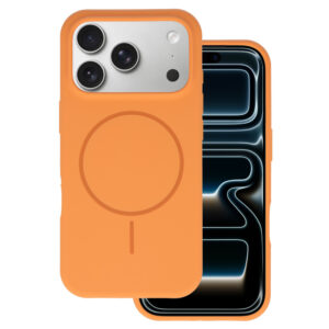 Magsafe Slim Silicone skirtas Apple iPhone 17 Pro orange