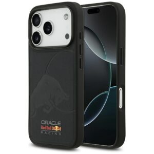 Original dėklas RED BULL Meshed Debossed Bull MagSafe skirtas Apple iPhone 17 Pro mėlynos spalvos