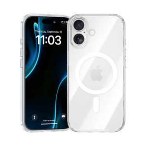 Benks Magnetic Crystal dėklas skirtas Apple iPhone 17 skaidrus (Camera Control Button)