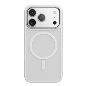 Rock Guard Touch Matte Series Magnetic dėklas skirtas Apple iPhone 17 Pro white (metal lens frame) - Image 1