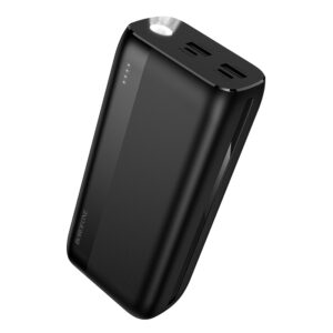 Borofone Power Bank 30000mAh BJ86A Victoria - 2xUSB - juodos spalvos