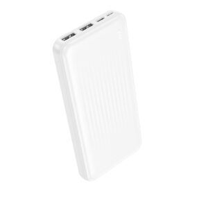 Borofone Power Bank 10000mAh BJ78 Clever - 2xUSB - baltos spalvos
