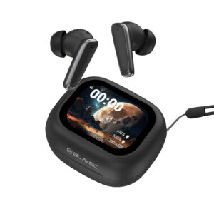 Blavec Bluetooth TWS ausinės BW-07 Live with LCD display (BW07L-B) juodos spalvos