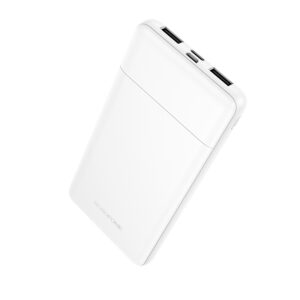 Borofone Power Bank 10000mAh BJ88 Clever - 2xUSB - baltos spalvos