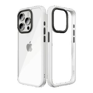 Rock Guard Series Case for Iphone 15 Plus transparent-white