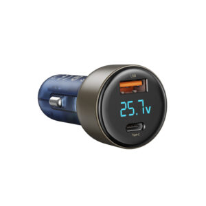 Rock Car charger H16  - USB + Type C - 72W 5A blue