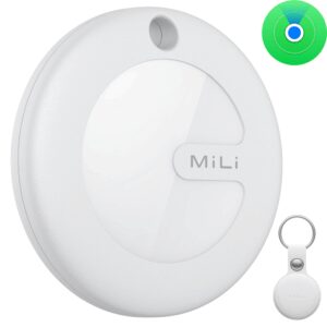 MiLi GPS Bluetooth MiTag Tracker HD-P16 (Apple only)+ keyring white - Image 1