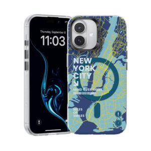 Benks Magnetic City New York dėklas skirtas Apple iPhone 16