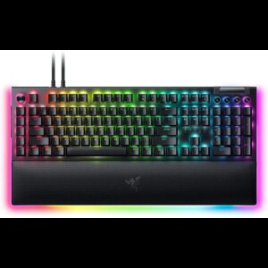 RAZER BlackWidow V4 Pro Wireless Belaidė Žaidimų Klaviatūra | Black, Yellow Linear - Image 1