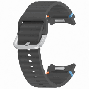 Samsung Galaxy Watch7 Sport Band (S/M), tamsiai pilkas - Image 3