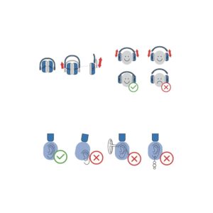 Momini kids noise-reducing earmuffs Milo juodos spalvos - Image 2