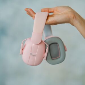 Momini kids noise-reducing earmuffs Milo Pink - Image 2