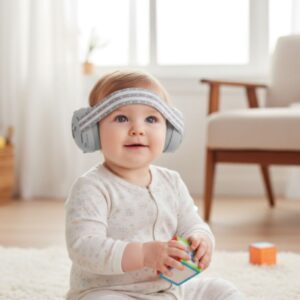 Momini kids noise-reducing earmuffs Mimi Grey - Image 3