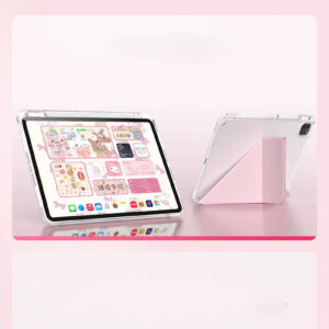 MACHINO TAB Case for iPad Pro2/3/4 11" 2020/2021/2022 and IPad Air 4/5  10.9" and iPad Air 11" (2024) Pink - Image 4