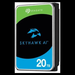 SEAGATE Skyhawk AI HDD Kietasis Diskas | 20TB, 3.5", SATA