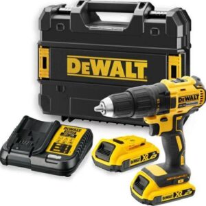 DEWALT gręžtuvas-suktuvas 18V DCD777D2T 65/26Nm 2x2,0Ah BL TSTAK