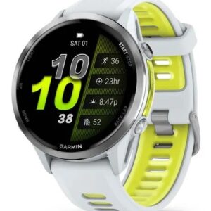 Garmin Forerunner 970 3,56 cm (1.4") AMOLED Skaitmeninis 454 x 454 pikseliai Lietimui jautrus ekranas Balta „Wi-Fi“ GPS (palydovinis)
