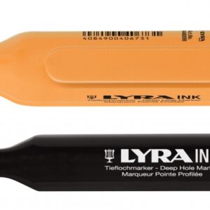 Permanentinis žymeklis Lyra Ink, statybinis, juodos spalvos - Image 2