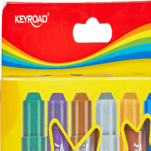 Kietos dažų lazdelės Keyroad, metalo atspalvio, 6 spalvos