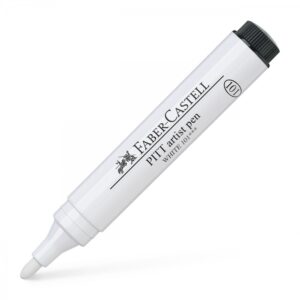 Rašiklis piešimui Faber-Castell PITT Artist Pen 2.5mm, #101 White