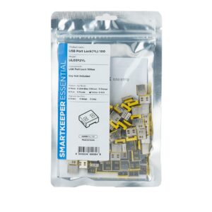 Smartkeeper UL03P2YL jungčių blokatorius Prievadų blokatorius USB A tipo Geltona 1 vnt