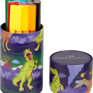 Flomasteriai Faber-Castell Connector Dinosaurus, 20 spalvų - Image 2