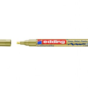 Kaligrafinis žymeklis Edding 753, lako pagrindu, kirstu galiuku, 1-2,5mm, auksinės spalvos