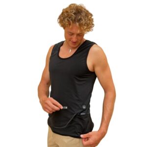 Glovii GV2XL žiemos sporto šakų kūno apsaugos priemonė Heated vest Slidinėjimas, Snieglenčių sportas Unisekso stiliaus Poliesteris Juoda - Image 2