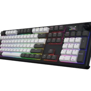 HATOR Skyfall Pro Wireless 100 klaviatūra Žaidimams USB + RF Wireless + Bluetooth QWERTY Anglų (JAV) Juoda, Pilka - Image 3