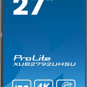 iiyama ProLite XUB2792UHSU-B6 kompiuterio monitorius 68,6 cm (27") 3840 x 2160 pikseliai 4K Ultra HD LED Juoda - Image 3