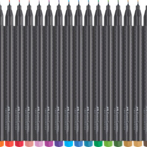 Rašiklių Faber-Castel GRIP Finepen, 0.4mm, rinkinys, 20 vnt, dėžutėje - Image 2