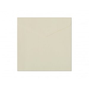 Dekoratyviniai vokai 160x160 mm  Smooth light cream 120 g/m2 10 vnt/pak