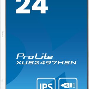 iiyama ProLite XUB2497HSN-W2 kompiuterio monitorius 60,5 cm (23.8") 1920 x 1080 pikseliai „Full HD“ LED Balta - Image 3