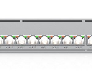 Ubiquiti UniFi ECS-24-POE tinklo komutatorius Valdomas L2/L3 10G Ethernet (100/1000/10000) Maitinimas per Eternetą (PoE) 1U Pilka - Image 2