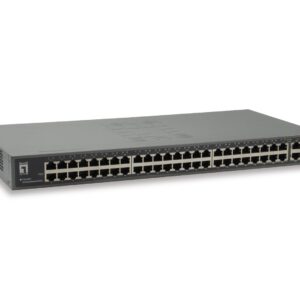 LevelOne FGU-5021 tinklo komutatorius Fast Ethernet (10/100) Pilka - Image 1