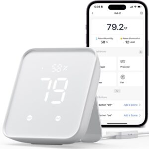 SwitchBot HUB 2 išmanusis namų siųstuvas Bevielis Montuojama ant sienos IR belaidis - Image 3