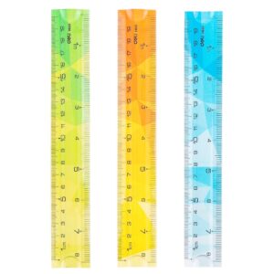 Liniuotė DELI, 20 cm, EcoPVC, lanksti - Image 2