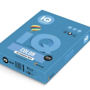 Spalvotas popierius IQ, A4, 160g, DB49, 250 lapų, tamsiai mėlynos spalvos