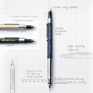 Automatinis pieštukas Faber-Castell TK-FINE VARIO L 0.7mm - Image 4
