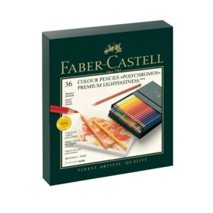 Spalvoti pieštukai Faber-Castell Polychromos, 36 spalvų