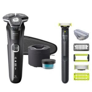 Philips SHAVER Series 5000 S5898/79 skustuvas vyrams Rotorinis skustuvas Apkarpymo mašinėlė Chromas - Image 2
