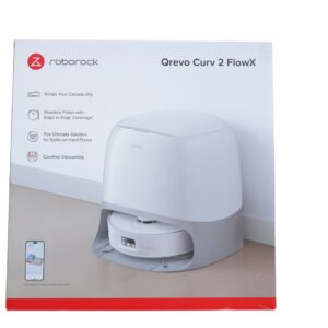 Roborock Qrevo Curv 2 FlowX 0,324 L Balta - Image 2