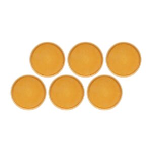 Arpeggio Set 6 salad plates 21 cm, orange