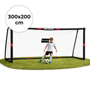Futbolo vartai su tinklu 300x200x120 cm MOVEPRO